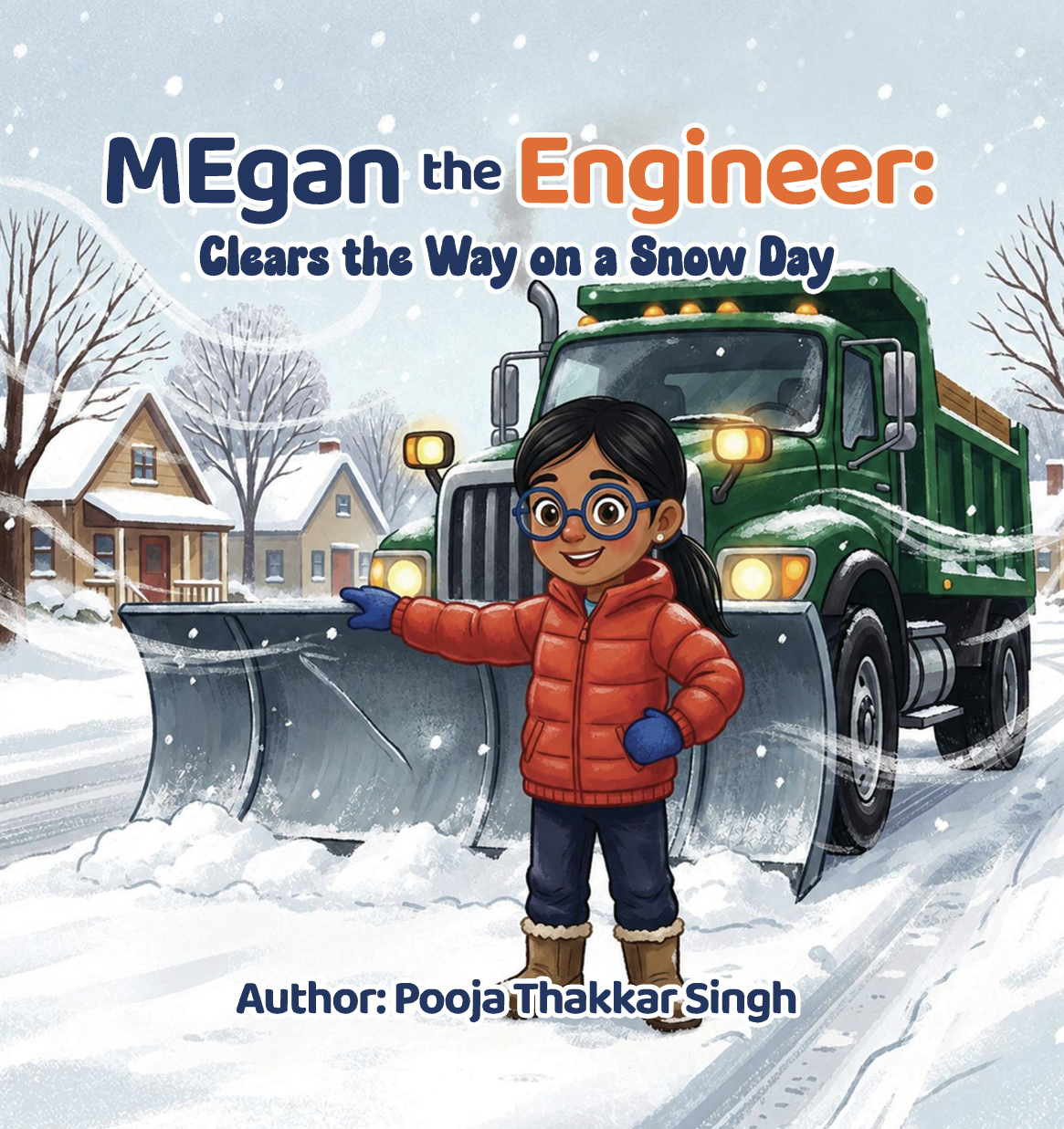MEgan the Engineer: Clears the Way on a Snow Day book cover